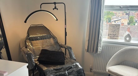 Luxurious relaxation chair at Sculpted by Sylvie, Gainsborough, England, GB enhances your wellness experience.