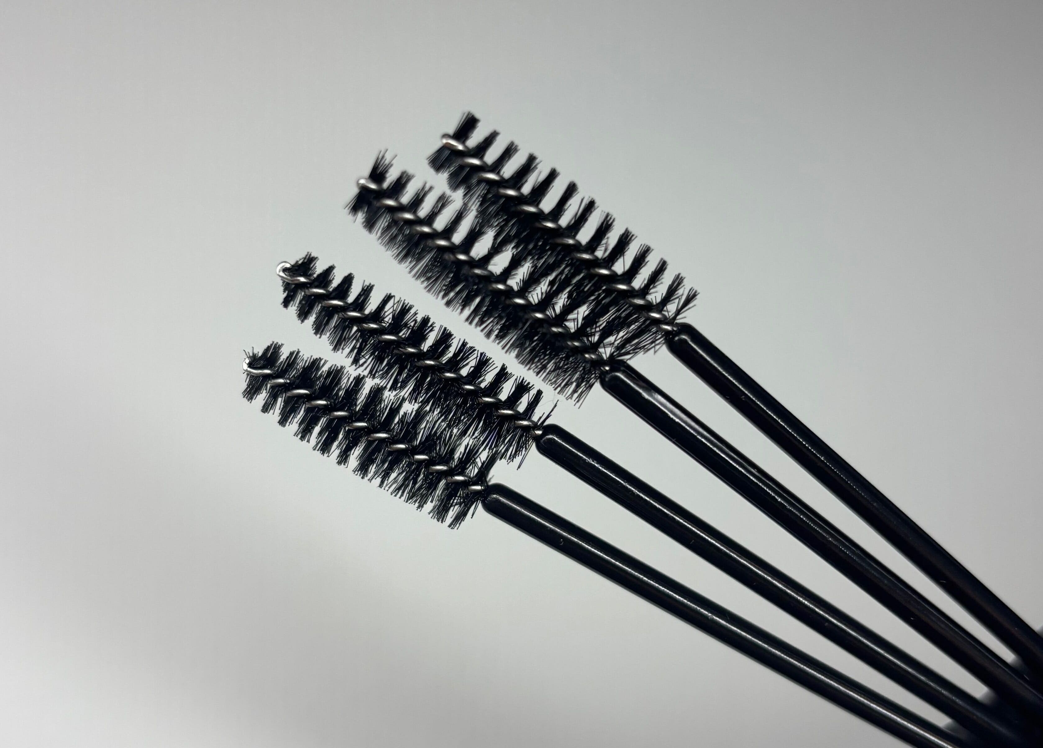 Set of lash brushes at Sculpted by Sylvie in Gainsborough, England, GB, offering exquisite beauty services.