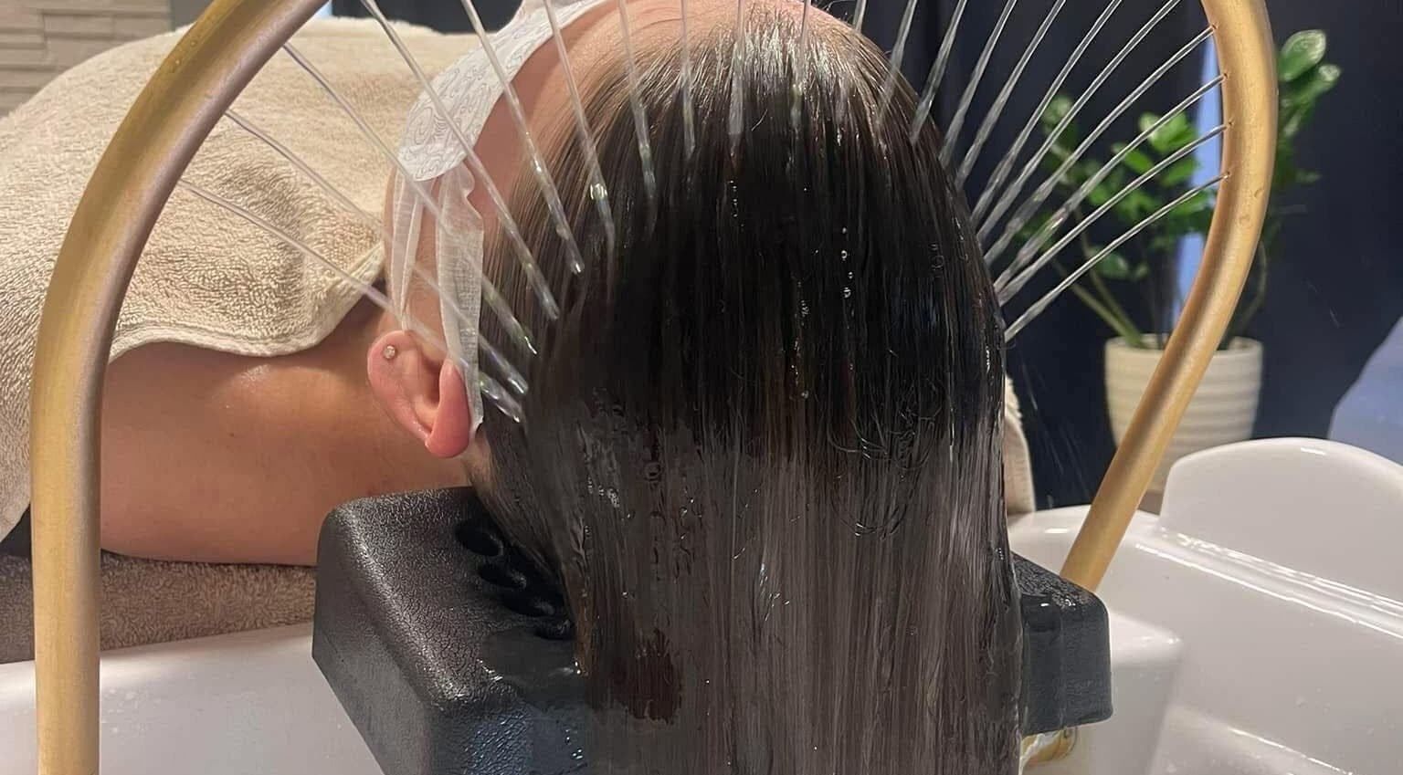 A soothing hair spa treatment at Jbar Studio, Dublin, County Dublin, IE, showcasing relaxation and rejuvenation.