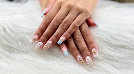 Intricate nail designs at Ten Perfect Nail Design in Lowell, Massachusetts, US.