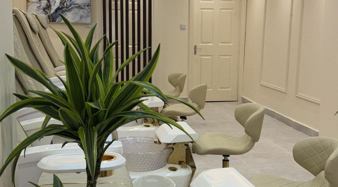 Luxurious pedicure chairs at Mys Nails and Spa Newbridge, Newbridge, County Kildare, IE, offering relaxation.