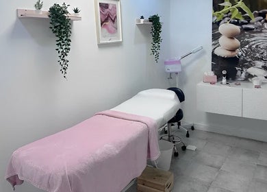 Tranquil massage room at Relax with Me Body Massage in Columbia, South Carolina, US, featuring a serene ambiance.