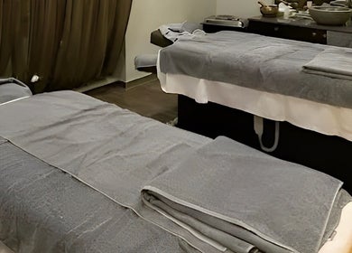 Massage beds at Relax with Me Body Massage, Columbia, South Carolina, US, inviting you for a soothing experience.
