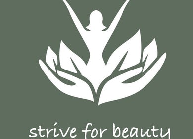 Logo of Strive for Beauty in Riyadh, Riyadh Province, SA, featuring a stylized figure and leaves.