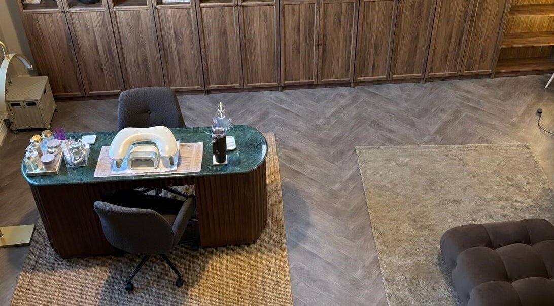 Elegant spa treatment desk at The Beauty Ritualist | Wellness Clinic in Ipswich, England, GB.