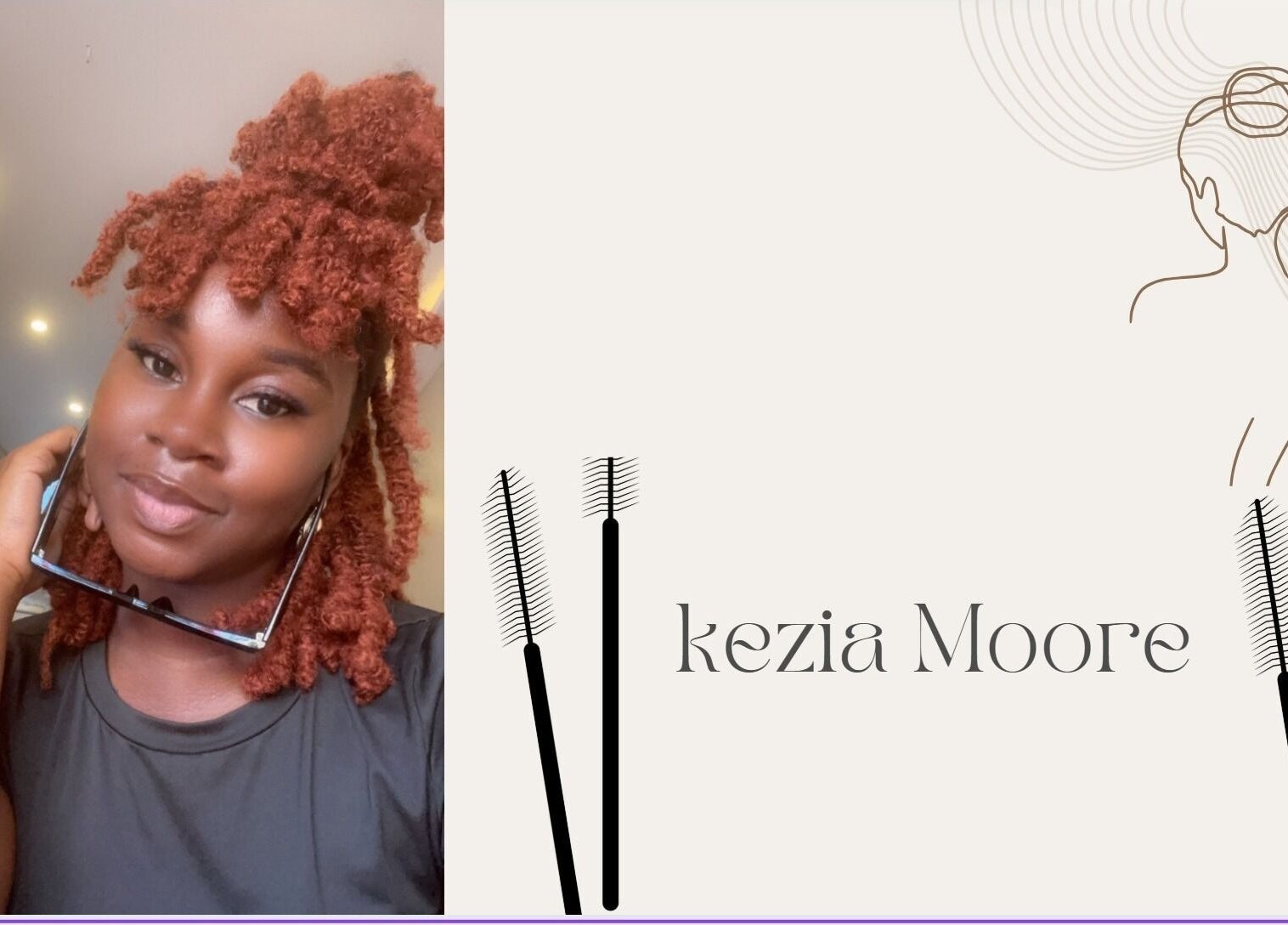 Warm interior with lash tools at Opulent Lash Express, Georgetown, Demerara-mahaica, GY.