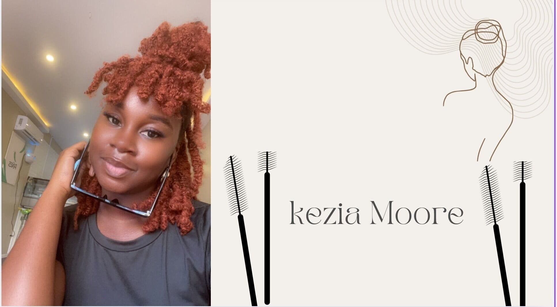 Warm interior with lash tools at Opulent Lash Express, Georgetown, Demerara-mahaica, GY.