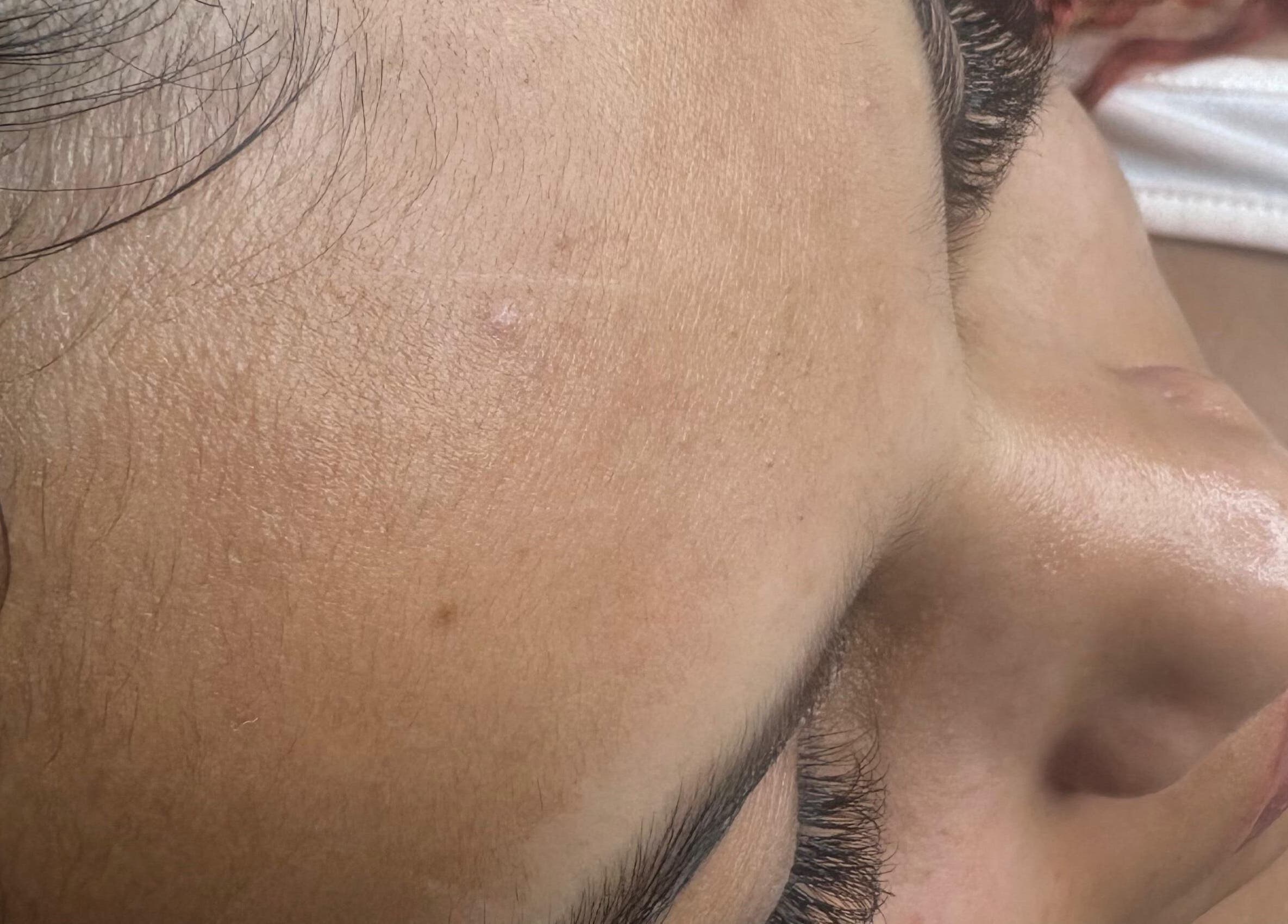 Close-up of expertly applied eyelash extensions at Opulent Lash Express, Georgetown, Demerara-mahaica, GY.