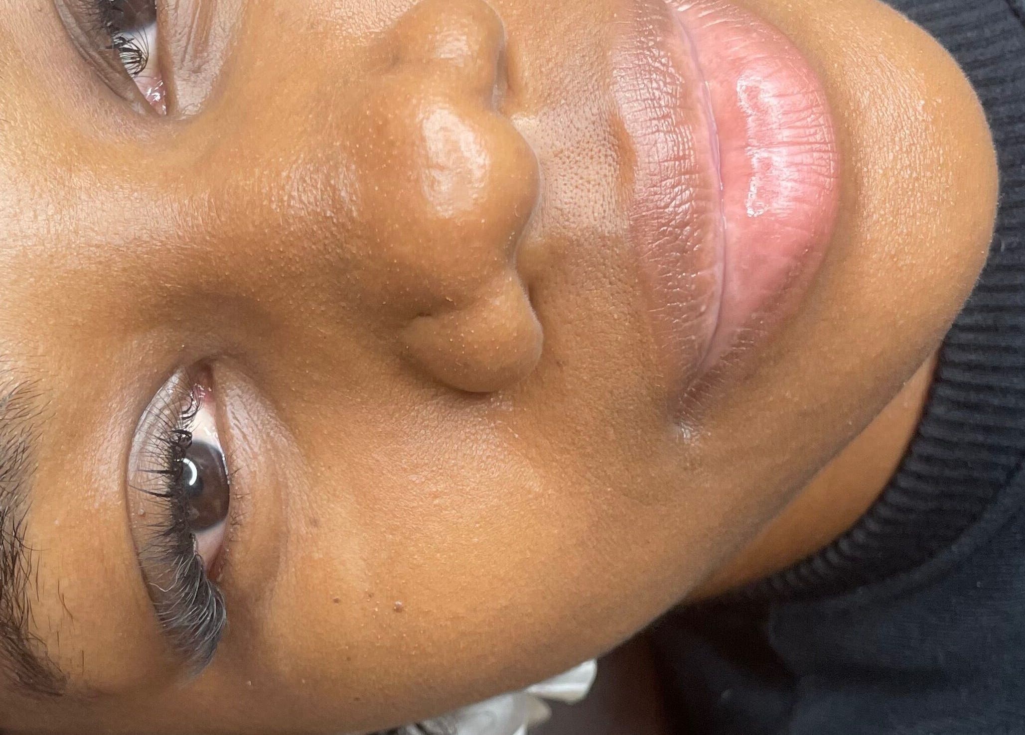 Close-up of expertly styled lashes at Opulent Lash Express in Georgetown, Demerara-mahaica, GY.