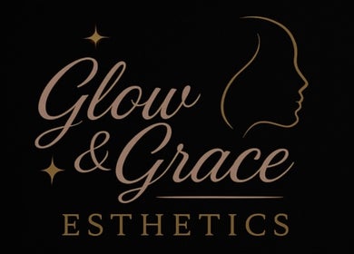Glow & Grace Esthetics logo featuring elegant typography, located in Calgary, Alberta, CA.