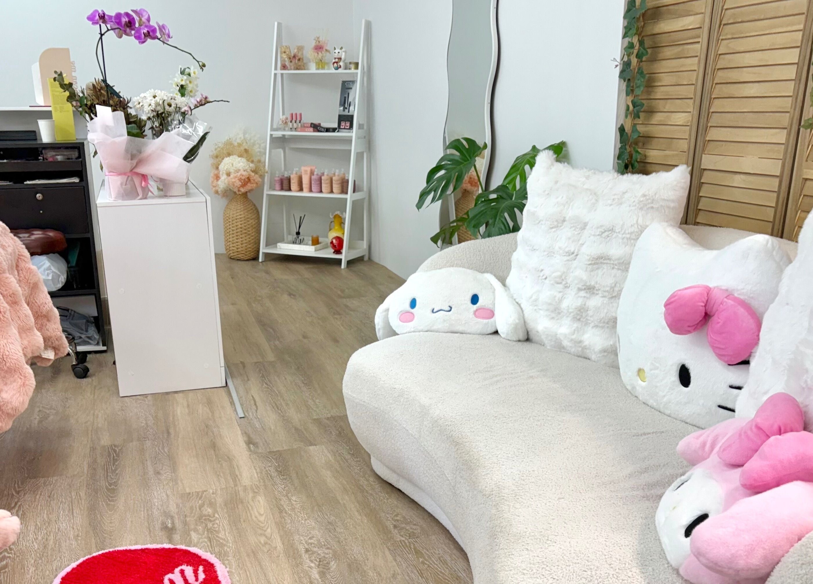 Cozy seating area at KAIZEN, Pyrmont, New South Wales, AU featuring plush cushions and decor.