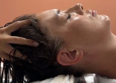 Relaxing head massage at MAISON JULINE, Il-GZIRA, MT, promoting wellness and tranquility.