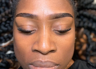 Expert eyebrow shaping at BROWFX Beauty, London, England, GB showcasing flawless design and precision.