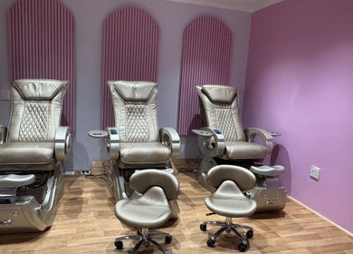 Elegant spa chairs in Blush and Buff, Cape Town, Western Cape, ZA for ultimate relaxation.