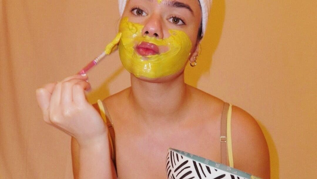 Facial mask at You're So Golden Esthetics in El Paso, Texas, US, enhancing natural beauty with skincare.