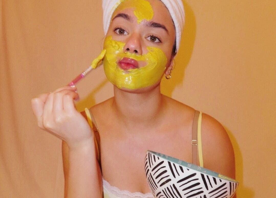 Facial mask at You're So Golden Esthetics in El Paso, Texas, US, enhancing natural beauty with skincare.