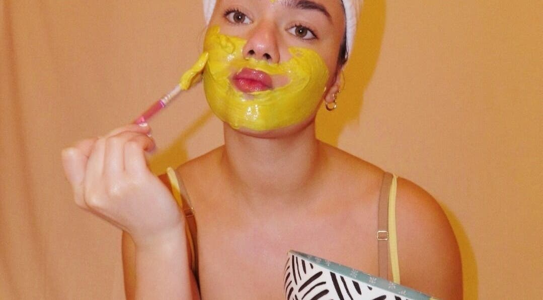 Facial mask at You're So Golden Esthetics in El Paso, Texas, US, enhancing natural beauty with skincare.