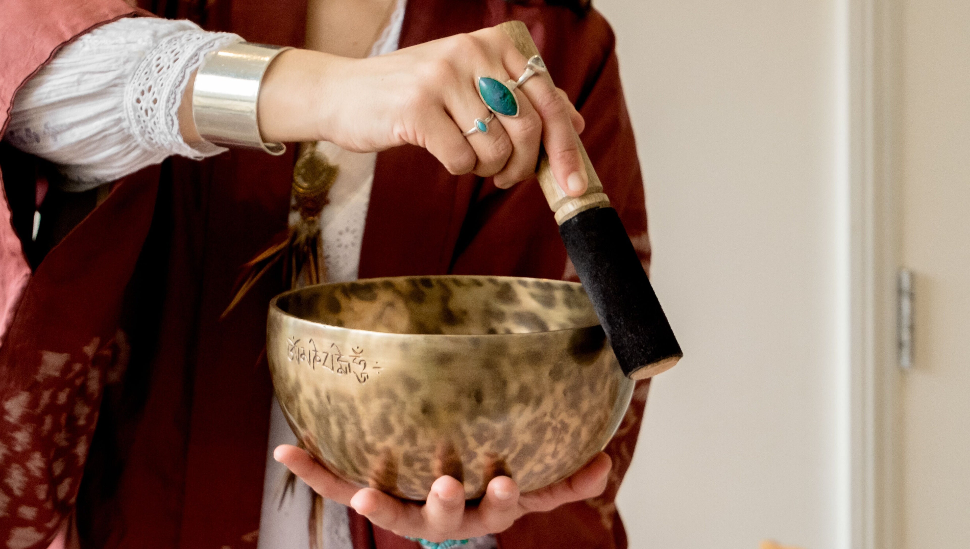 Singing bowl session at Balance and Bloom Ayurveda at The Float Spa, Brighton And Hove, England, GB.