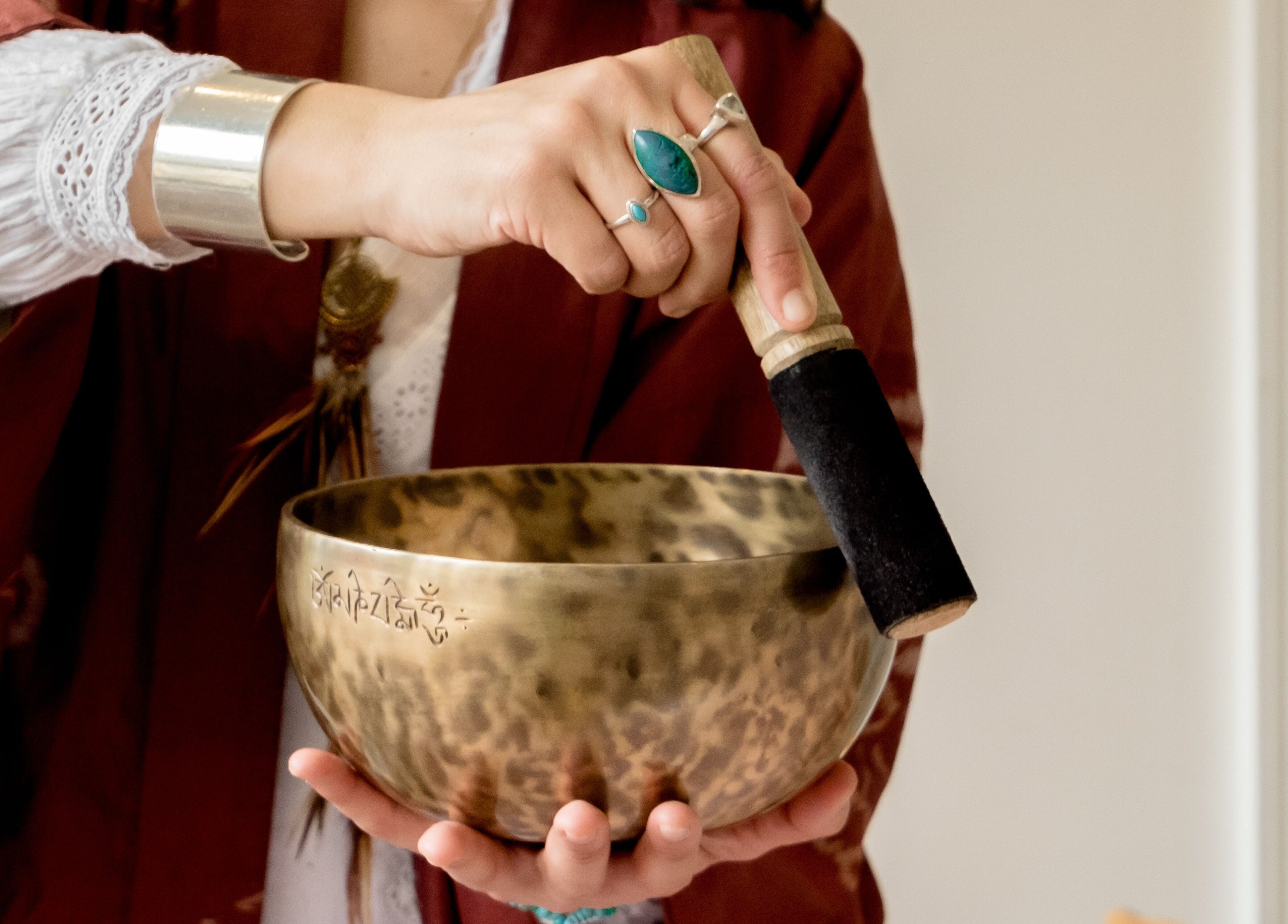 Singing bowl session at Balance and Bloom Ayurveda at The Float Spa, Brighton And Hove, England, GB.
