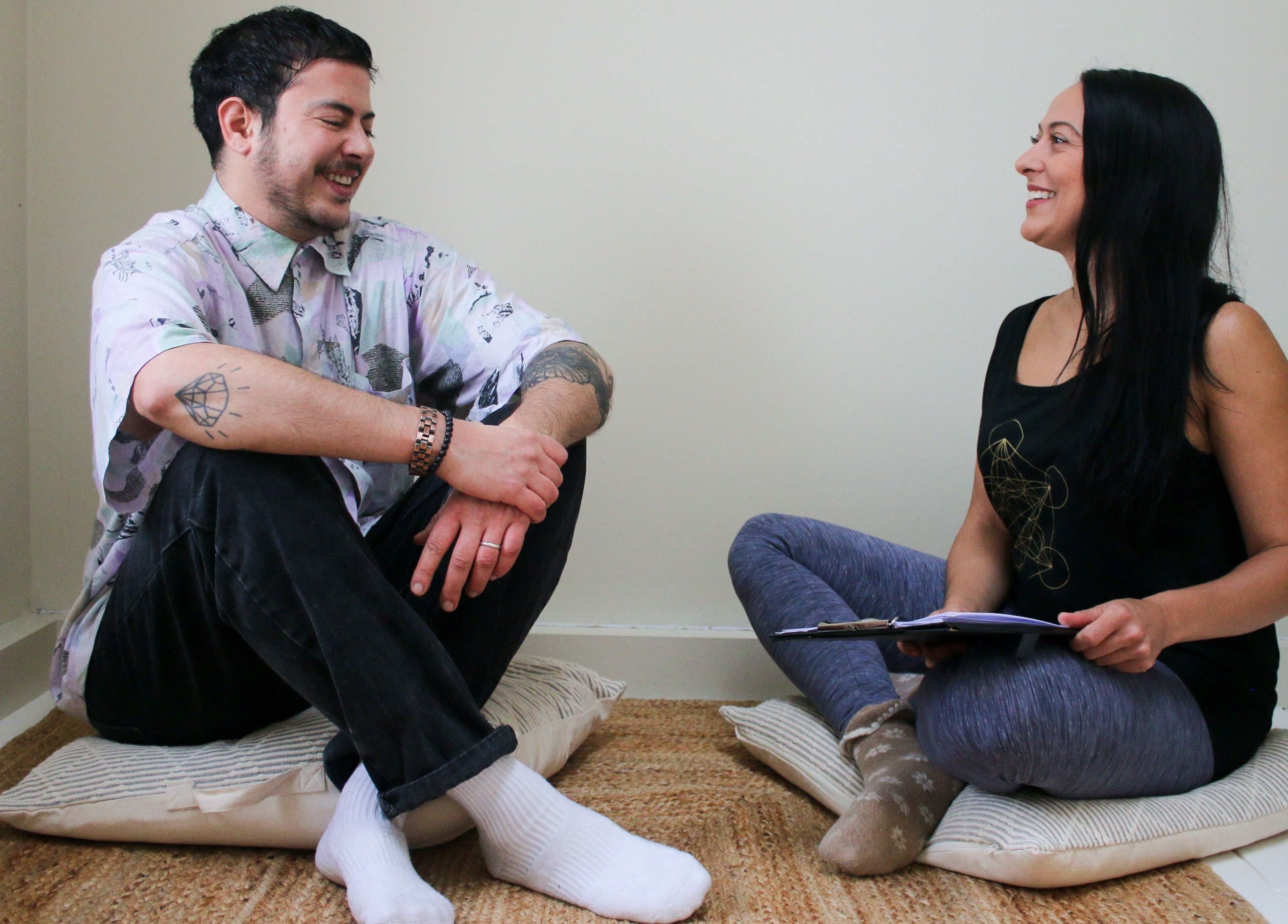 Two people enjoying a peaceful session at Balance and Bloom Ayurveda at The Float Spa, Brighton And Hove, England, GB.