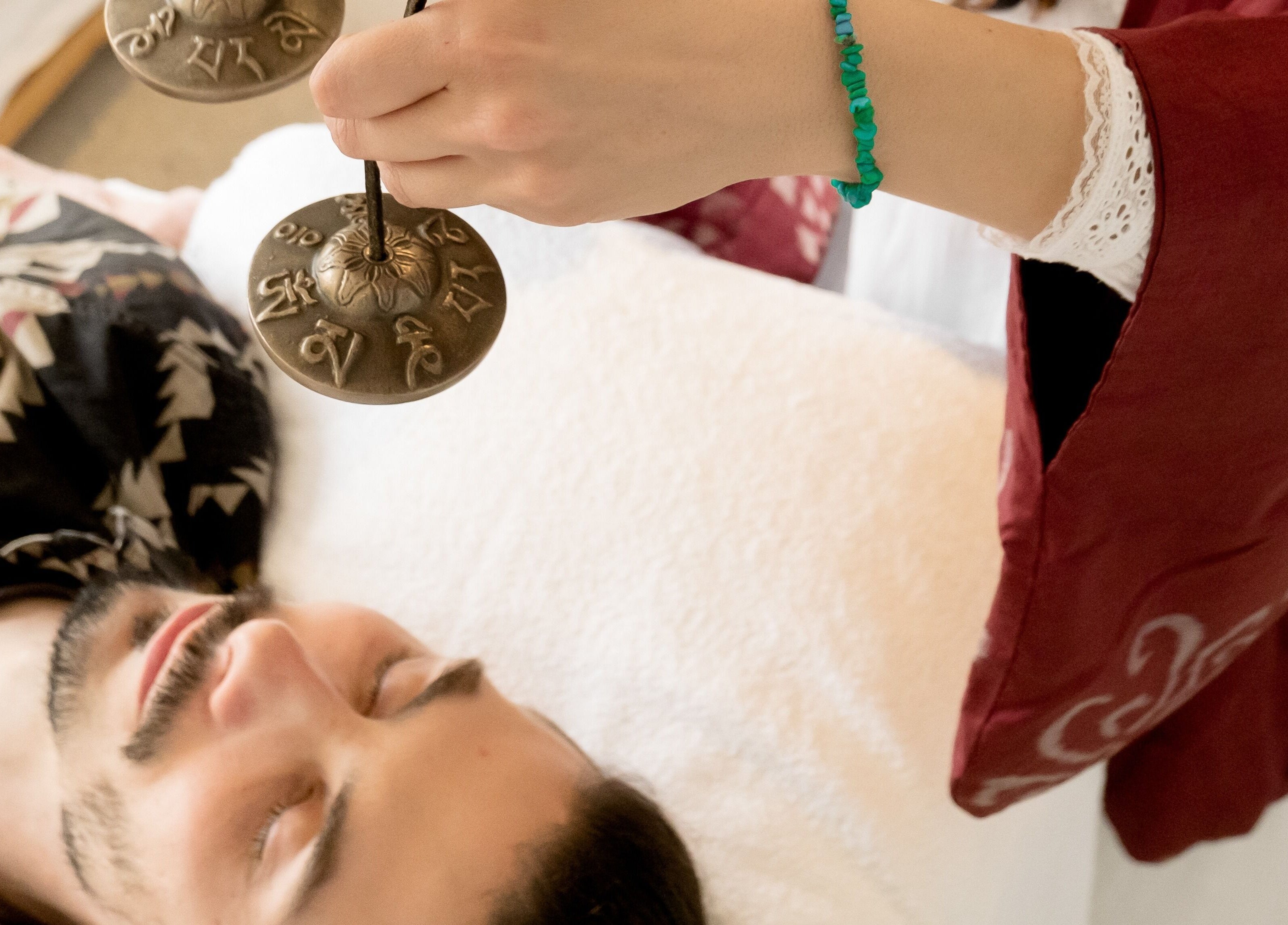 Tibetan bowl therapy at Balance and Bloom Ayurveda at The Float Spa, Brighton And Hove, England, GB.
