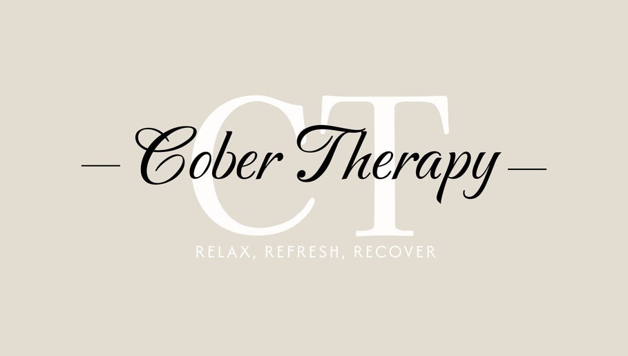 Cober Therapy logo featuring elegant typography in Helston, England, GB.