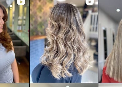 Stylish hair transformations at Einna Harris Hair, Burswood, Western Australia, AU. Showcasing diverse hair textures.