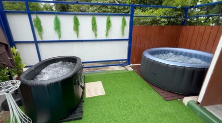 Relaxing tubs at Ice Journey - Ice & Hot Bath, Tambon Thepharak, Chang Wat Samut Prakan, tranquil setting.