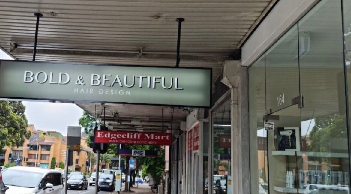 Street view of Bold & Beautiful Hair Design near Hair by Greshan, Edgecliff, New South Wales, AU.