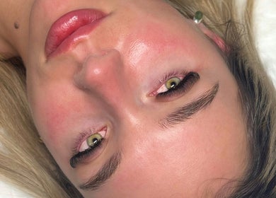 Close-up of eyelash extensions at Lash Artistry by Mikayla, Melbourne, Victoria, AU. Stunning and detailed.