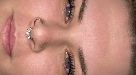 Close-up of eyelash extensions at Lash Artistry by Mikayla, Melbourne, Victoria, AU.
