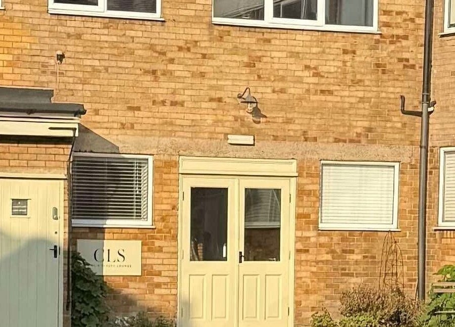 Front entrance of Extendedbyg in Doncaster, England, GB, highlighting its classic brick exterior.