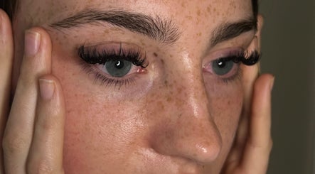 Close-up of lush lashes at Eden Lashes, Bolton, England, GB enhancing natural beauty with precision.