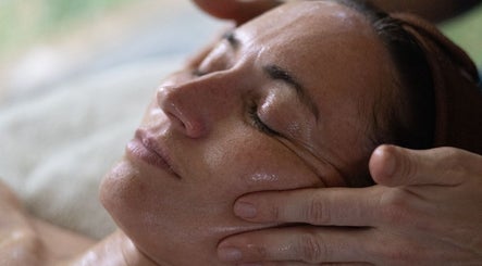 Facial treatment at SlowSkin Facials in London, England, GB. Relaxing massage enhances skin glow.