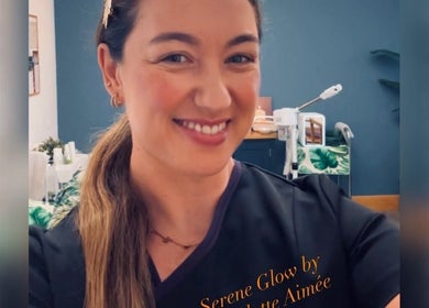 Professional smiling at Serene Glow by Charlotte Aimée, Bristol, England, GB wellness venue.