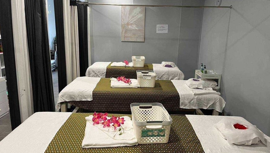 Relaxing massage beds at Nelson Bay Thai Massage, Nelson Bay, New South Wales, AU.