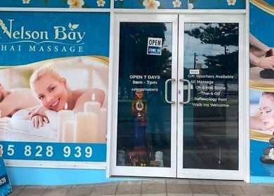 Exterior view of Nelson Bay Thai Massage in Nelson Bay, New South Wales, AU, showcasing massage services.
