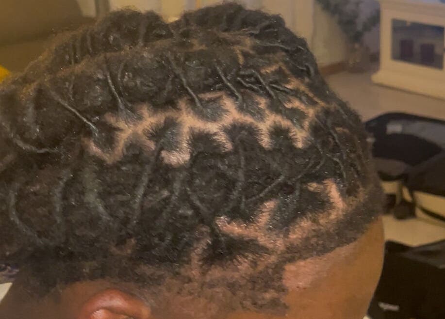 Close-up of intricate braids at Twistsby.Glo in Fredrikstad, Østfold, NO showcasing expert styling.