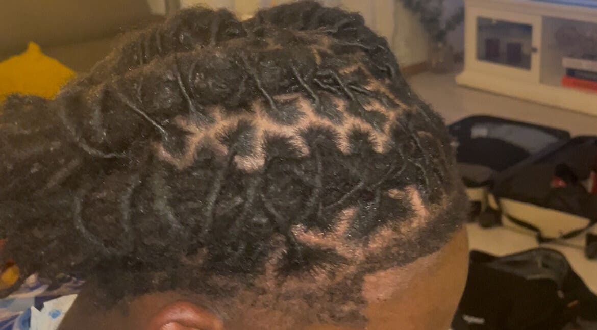 Close-up of intricate braids at Twistsby.Glo in Fredrikstad, Østfold, NO showcasing expert styling.