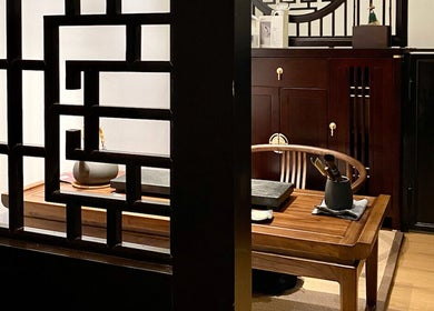 Traditional wooden room at Better Wellness TCM 養正理疗馆, Orchard, SG, exuding tranquility and elegance.
