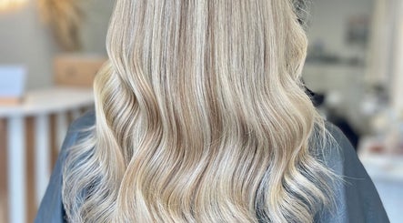 Blonde waves styled at Hair By Chloe, Barnstaple, England, GB showcasing professional salon results.