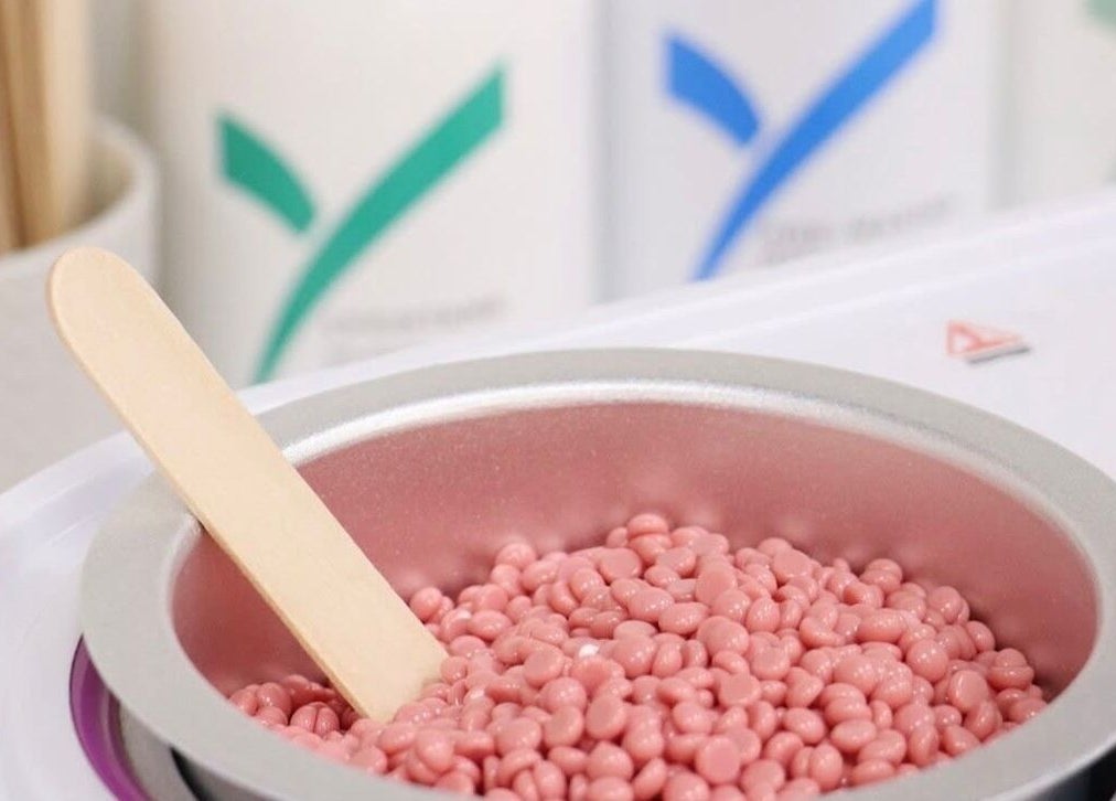 Luxurious waxing beads ready for use at 107 Putney high street SW15 1SS, London, England, GB beauty salon.