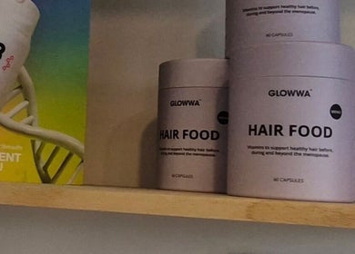 Nutrient-rich hair products on display at Hairbyanna, Limerick, County Clare, IE.