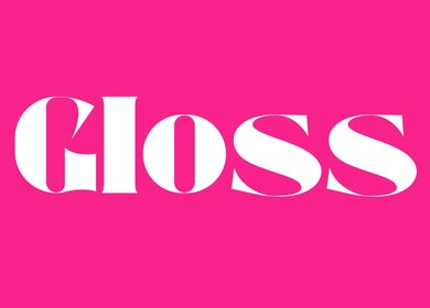 Gloss Nails (Leila Tunno) logo in pink, Windsor Gardens, South Australia, AU.