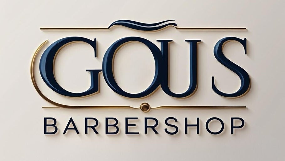 Logo de Gous Barbershop, estilo moderno, ubicado en San Marcos, San Marcos, GT.