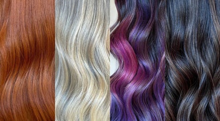 Colorful hair shades at Hidden Gem Hair by Marie-Eve Faucher, Toronto, Ontario, CA. Showcasing vivid styles.