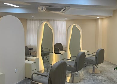 Elegant salon interior at He Veux Hairstudio HAIR | NAIL | LASH in Wilayah Persekutuan, Wilayah Persekutuan, MY.