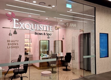 Front view of Exquisite Brows and Spa Glebe in Glebe, New South Wales, AU showcasing chic interior design.