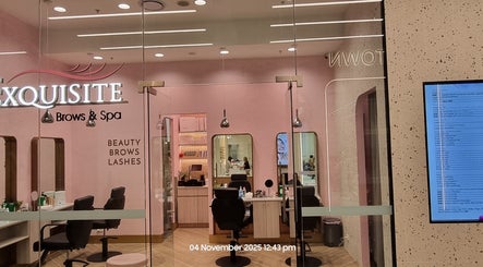 Entrance view of Exquisite Brows and Spa Glebe in Glebe, New South Wales, AU showcasing modern interior.