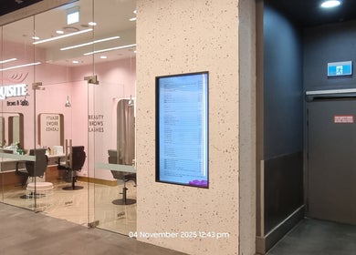 Front view of Exquisite Brows and Spa Glebe, showcasing modern interior design in Glebe, New South Wales, AU.